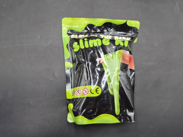 1438683-1 Slimekit, 25 st – Glow in the Dark, glitter, stjärnkonfetti