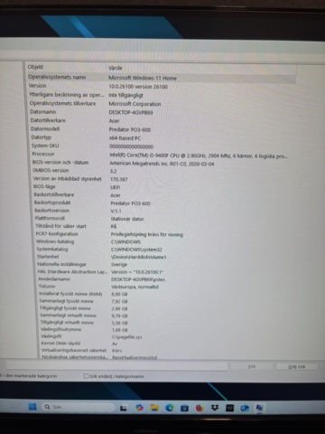 1420819-7 Stationär dator - Acer Predator Orion 3000 PO3-600