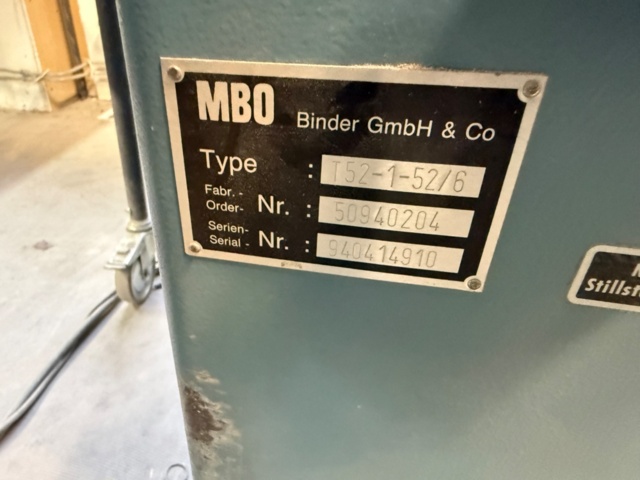 1438787-6 Maskin för bokproduktion MBO T-52-1-52-6 falsmaskin