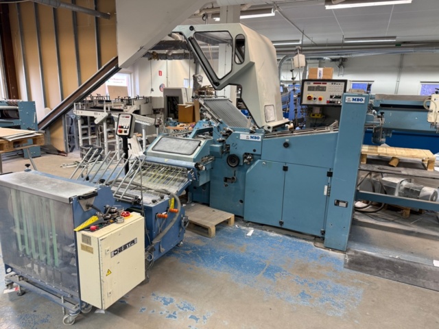 1438791-2 Maskin för bokproduktion MBO K76S-KTLL/4-FP120 falsmaskin