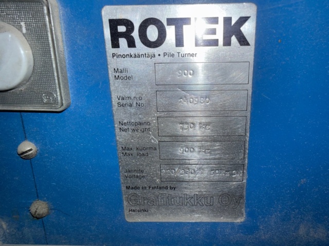 1438794-7 Pallvändare Rotek 900