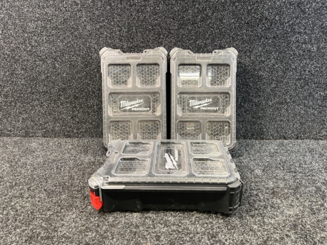 3 assortment boxes Milwaukee Packout - PS Auction - We value the future ...
