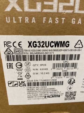 1429499-3 Gamingskärm ASUS 32" ROG Strix 4K XG32UCWMG