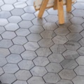 1439007-1 Hexagon mosaic on mesh