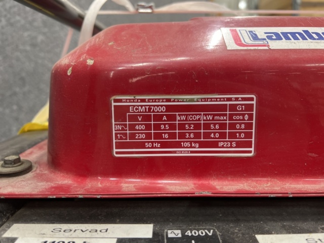 1439844-9 Generator Honda ECMT7000