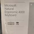 1440176-4 Keyboard Microsoft Natural Ergo Keyboard 4000