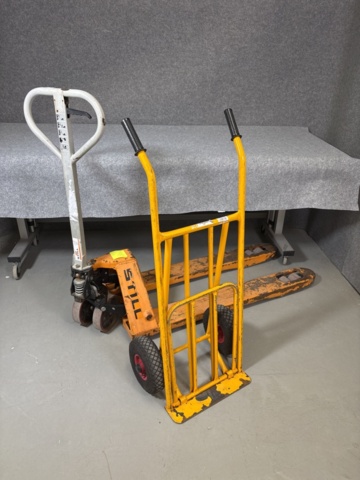 1408561-1 Palldragare + Säckkärra