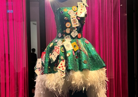 Coutureklänning från Lars Wallin skapad för Casino Cosmopol Stockholm