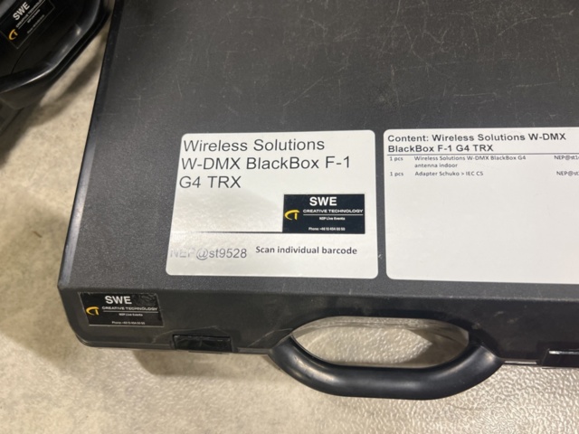 1431415-7 Wireless DMX transmitter/receiver - Wireless Solution W-DMX BlackBox