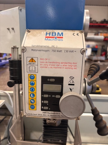 1373456-8 Svarv- och fräskombination – HBM Machines HBM 290V-F med digital avläsning