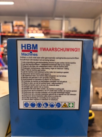 1373456-9 Svarv- och fräskombination – HBM Machines HBM 290V-F med digital avläsning