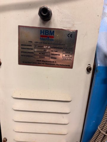 1373456-11 Svarv- och fräskombination – HBM Machines HBM 290V-F med digital avläsning
