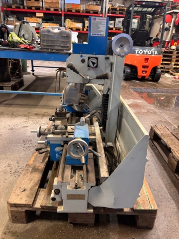 1373456-5 Svarv- och fräskombination – HBM Machines HBM 290V-F med digital avläsning