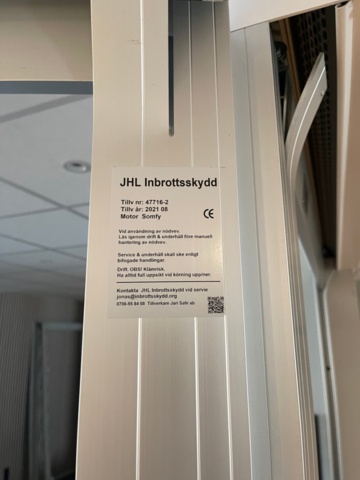 1305235-15 2 st inbrottsskydd, motoriserade – Jari Safe / JHL Inbrottsskydd