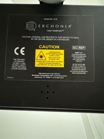 1349724-5 Fettreduceringslaser med öppna pulser – Erchonia Verjú, modell CLS