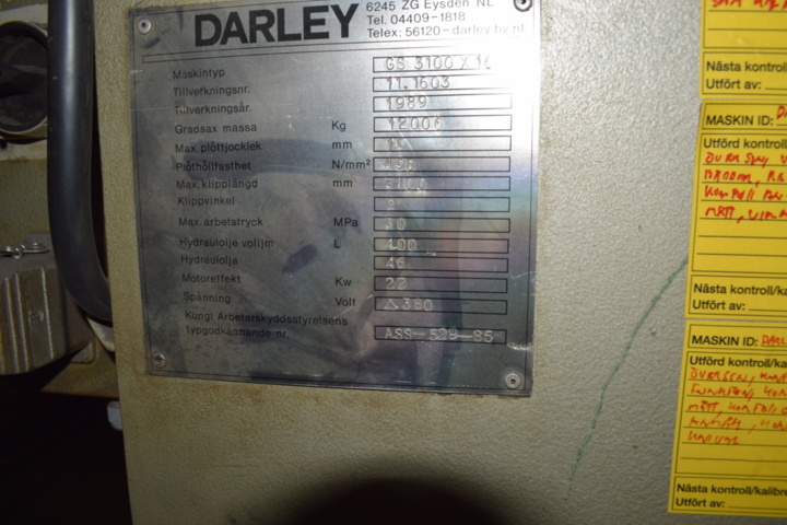 1159581-6 Gradsax DARLEY GS3100 x 16