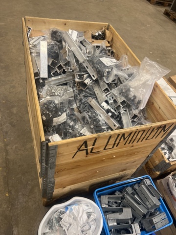 1431429-37 Various fasteners and installation materials for solar panels - 6 pallets