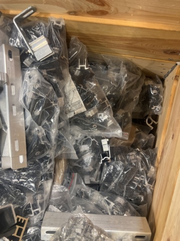1431429-42 Various fasteners and installation materials for solar panels - 6 pallets