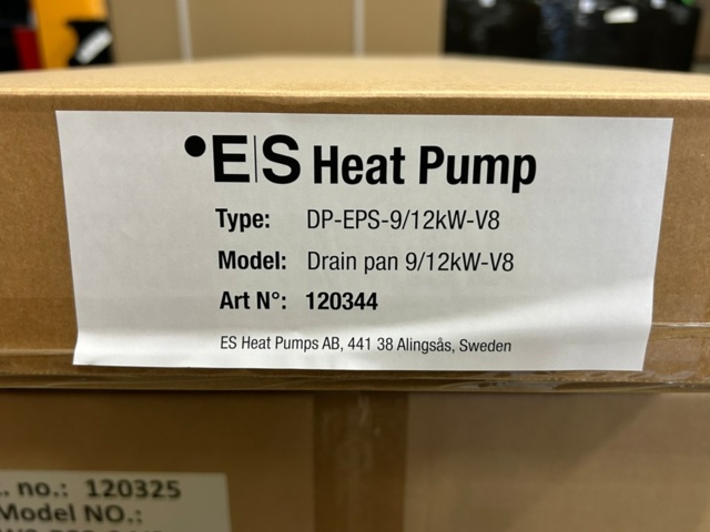 1440743-11 9 kW luft/vatten värmepump från Energy Save med stor 250L varmvattenstank L62