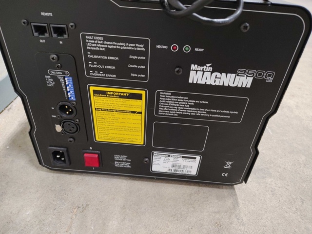 1440393-4 Haze machine – Martin Magnum 2500 Hz, DMX control