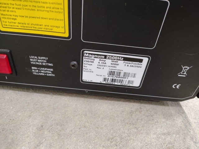 1440393-5 Haze machine – Martin Magnum 2500 Hz, DMX control