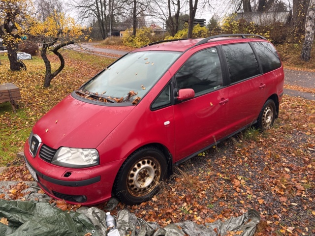 1321063-1 SEAT Alhambra 7-Seater 2.0 TDI PD Manuell, 140hk, 2008 (Reparationsobjekt)