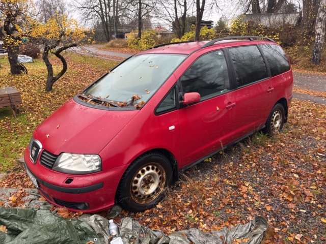 1321063-2 SEAT Alhambra 7-Seater 2.0 TDI PD Manuell, 140hk, 2008 (Reparationsobjekt)