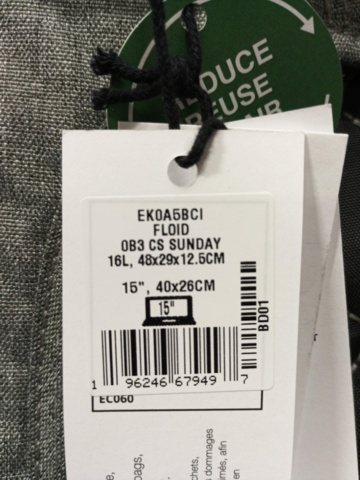 1440261-7 Bags Eastpak Floid 16L