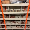 1388813-5 Large plumbing warehouse, storage shelves, trolleys according to the pictures
