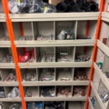 1388813-11 Large plumbing warehouse, storage shelves, trolleys according to the pictures