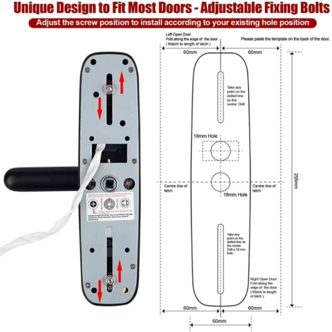 1441340-4 Smart Lock Fortress ZC08 - Fri frakt