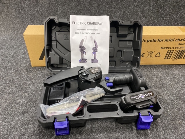 1441430-5 Teleskopisk minikedjesåg inklusive 21V litiumbatteri