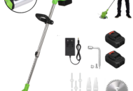 1441436 Trådlös grästrimmer 3-i-1 med litiumbatteri (ingår 2 st batterier)