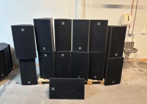 Avyttring parti högtalarsystem