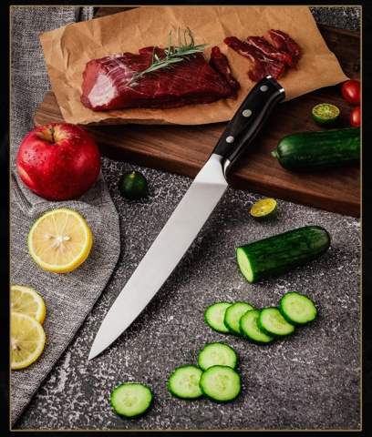 1442606-1 2 pcs Universal Knives – 5Cr15MoV Stainless Steel – Pakka Wooden Handle – Free Shipping