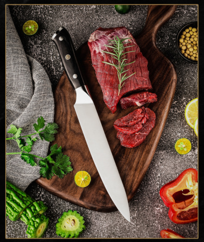 1442606-5 2 pcs Universal Knives – 5Cr15MoV Stainless Steel – Pakka Wooden Handle – Free Shipping