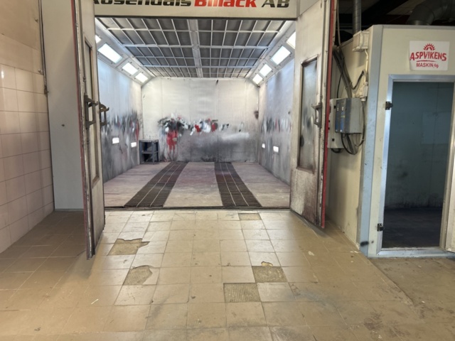 1305232-3 Komplett billackeringsanläggning med ventilationssystem och separat teknikrum