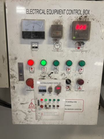 1305232-27 Komplett billackeringsanläggning med ventilationssystem och separat teknikrum