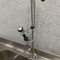 1406584-7 Stainless steel bench with shower head