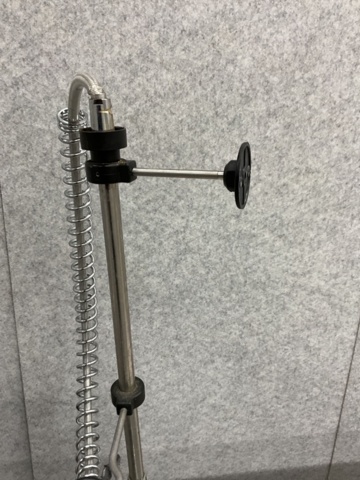 1406584-8 Stainless steel bench with shower head