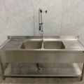 1406584-11 Stainless steel bench with shower head