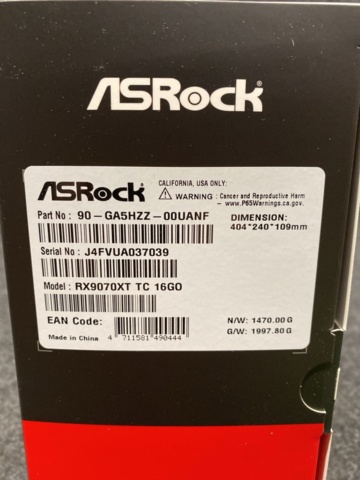 1439070-3 Graphics card ASRock AMD Radeon RX 9070 XT Taichi OC