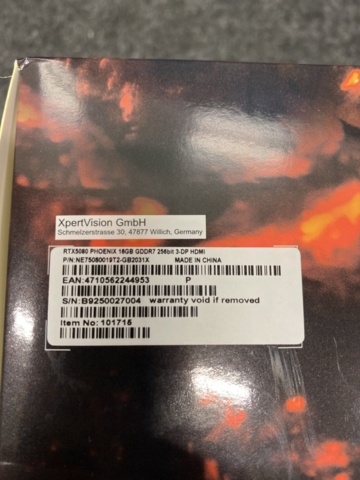 1439080-3 Grafikkort Gainward GeForce RTX 5080 Phoenix