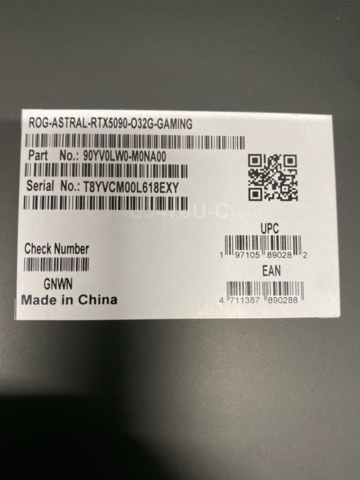 1439082-3 Grafikkort ASUS ROG Astral GeForce RTX 5090 OC