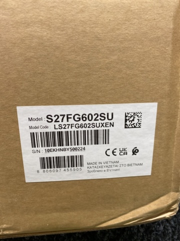 1439092-3 Gamingskärm Samsung 27" Odyssey OLED G6 S27FG60