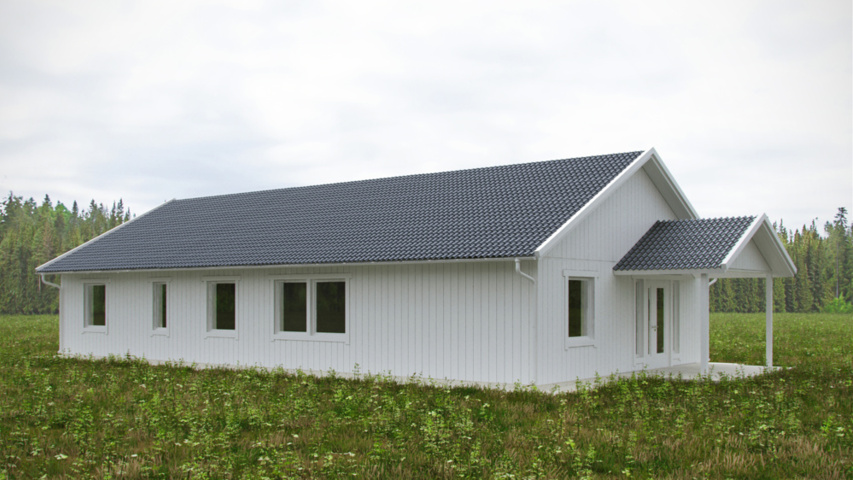 1442947-2 Stomme till enplansvilla på ca 132 m²