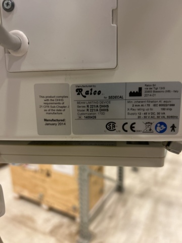 1305240-8 Mobilt digitalt röntgensystem, Stephanix Movix 30 Dream, 2014