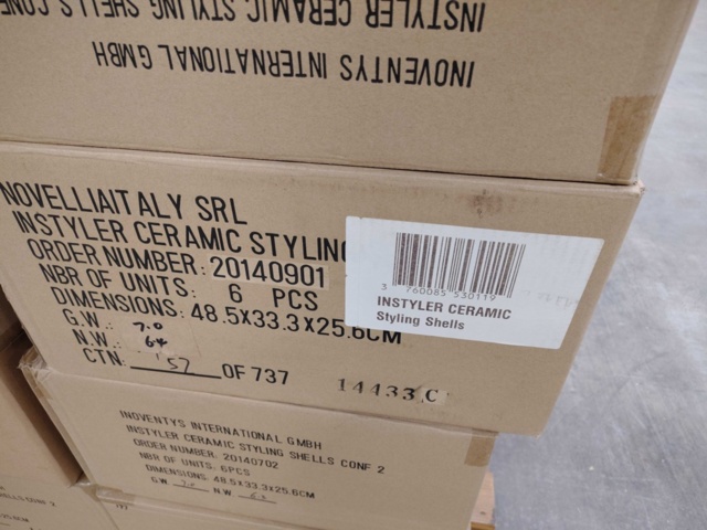 1442998-4 InStyler Ceramic Styling Shells, 196 st