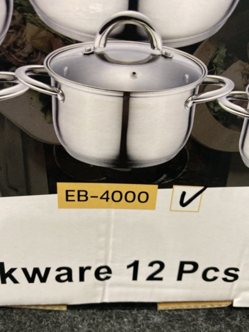 1441236-3 12-piece saucepan set - 9-layer base