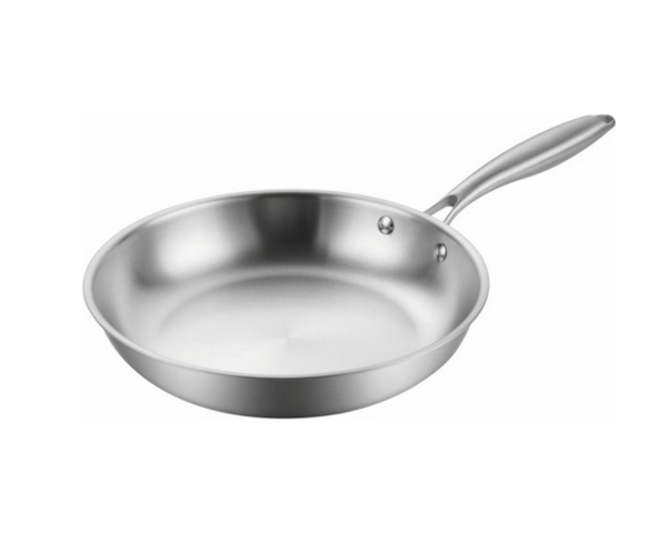 Frying pan INOX 28cm - Stainless steel - PS Auction - We value the ...